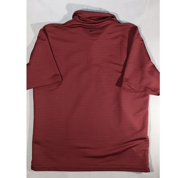 Nike Golf Sphere Dry Polo Shirt Large Red Performance Dri-Fit Taiwan tiget woods - Picture 7 of 7